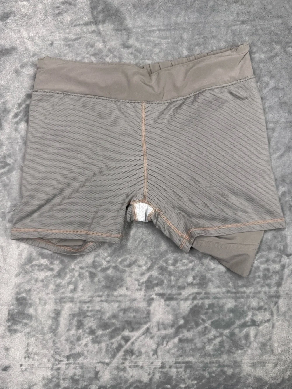 Athleta Light Brown Active Skort with Front Zip‎ Pockets